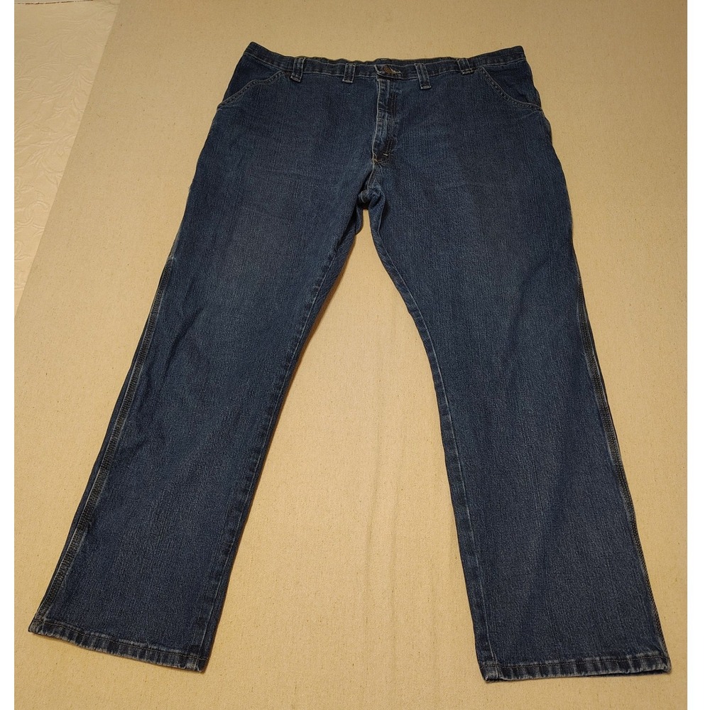 Mens Wrangler Carpenter Jeans Dark Wash Utility Denim Pants 1094LXWDV 44x32